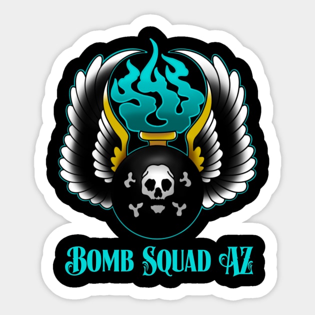 Ink Bomb Tattoo Logo 1 Sticker by Ink Bomb Tattoos